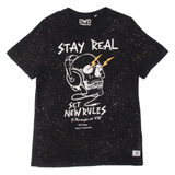 DWD Stay Real Mens Band T-Shirt Black S