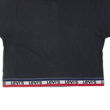 LEVI'S Cropped Womens T-Shirt Black S