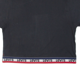 LEVI'S Cropped Womens T-Shirt Black S