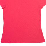 TOMMY HILFIGER Womens Polo Shirt Pink S