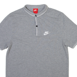 NIKE Mens Polo Shirt Grey M