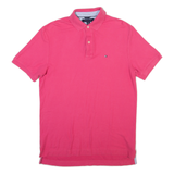 TOMMY HILFIGER Mens Polo Shirt Pink M