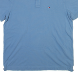 TOMMY HILFIGER Mens Polo Shirt Blue L
