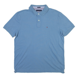 TOMMY HILFIGER Mens Polo Shirt Blue L