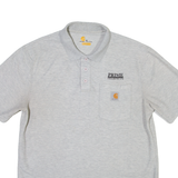 CARHARTT Mens Polo Shirt Grey M
