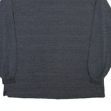 REEBOK Mens Polo Shirt Grey Long Sleeve L