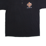 ANVIL San Francisco Junior Giants #28 Mens T-Shirt Black USA Button Neck XL