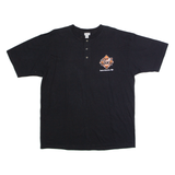 ANVIL San Francisco Junior Giants #28 Mens T-Shirt Black USA Button Neck XL