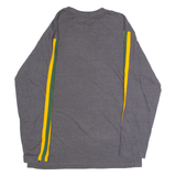 NFL Green Bay Packers Mens T-Shirt Grey Long Sleeve USA Crew Neck L