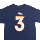 NFL Denver Broncos #3 Wilson Mens T-Shirt Blue USA Crew Neck M