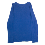 NFL Indianapolis Colts Womens T-Shirt Blue Long Sleeve USA Crew Neck L