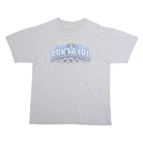 2009 Allstate Brickyard 400 NASCAR Racing Mens T-Shirt Grey USA Crew Neck L