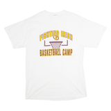 PORT AND COMPANY Fighting Irish Basketball Company Mens T-Shirt White USA L