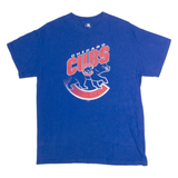 MLB Chicago Cubs Mens T-Shirt Blue USA Crew Neck M