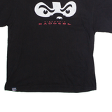 JANSPORT Wisconsin Badgers Mens T-Shirt Black USA Crew Neck XL