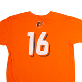 GILDAN Baltimore Orioles Mancini #16 Mens T-Shirt Orange USA Crew Neck XL