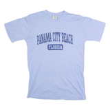 MIAMI APPAREL Panama City Beach Florida Mens T-Shirt Blue USA Crew Neck M