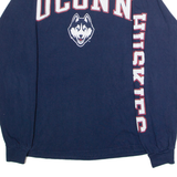 FANATICS University Of Connecticut Huskies Mens T-Shirt Blue USA Crew Neck M