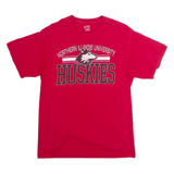 PORT AND COMPANY Northern Illinois University Huskies Mens T-Shirt Red USA M