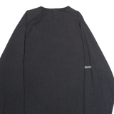 CARHARTT MRO SUPPLY Relaxed Fit Mens T-Shirt Black Long Sleeve Crew Neck L