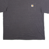 CARHARTT Mens T-Shirt Grey Crew Neck XL