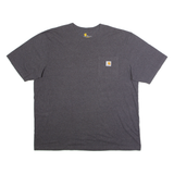 CARHARTT Mens T-Shirt Grey Crew Neck XL