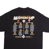 MAJESTIC NLCS 2010 San Francisco Giants Vs Philadelphia Phillies Mens T-Shirt Black USA XL