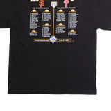 MAJESTIC NLCS 2010 San Francisco Giants Vs Philadelphia Phillies Mens T-Shirt Black USA XL