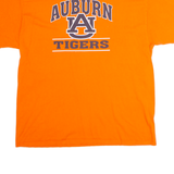 RUSSELL ATHLETIC Auburn Tigers Mens T-Shirt Orange USA Crew Neck XL