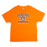 RUSSELL ATHLETIC Auburn Tigers Mens T-Shirt Orange USA Crew Neck XL