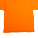 RUSSELL ATHLETIC Auburn Tigers Mens T-Shirt Orange USA Crew Neck XL