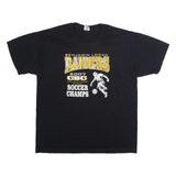 JERZEES Benjamin Logan Raiders 2007 CBC Soccer Champs Mens T-Shirt Black USA L