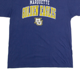 FANATICS Marquette Golden Eagles Mens T-Shirt Blue USA Crew Neck L