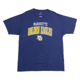 FANATICS Marquette Golden Eagles Mens T-Shirt Blue USA Crew Neck L