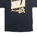 NFL New Orleans Saints Mens T-Shirt Black USA Crew Neck L