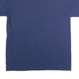 HANES Bosco Mens T-Shirt Blue USA Crew Neck M