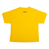 DELTA PRO WEIGHT Pittsburgh Steelers Mens T-Shirt Yellow USA Crew Neck XL