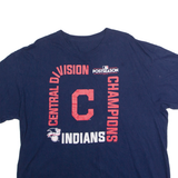 Cleveland Indians 2017 Central Division Champions Mens T-Shirt Blue USA XL