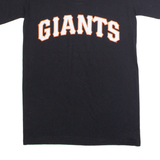 MAJESTIC San Francisco Giants #15 Hunter Mens T-Shirt Black USA Button Neck S