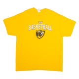 GILDAN VCU Basketball Mens T-Shirt Yellow USA Crew Neck XL