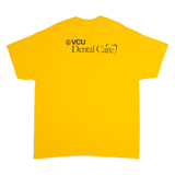 GILDAN VCU Basketball Mens T-Shirt Yellow USA Crew Neck XL