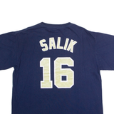 MAJESTIC San Diego Padres #16 Salik Mens T-Shirt Blue USA Crew Neck L
