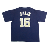 MAJESTIC San Diego Padres #16 Salik Mens T-Shirt Blue USA Crew Neck L