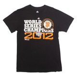 MAJESTIC San Francisco Giants 2012 World Series Champions Mens T-Shirt Black USA M