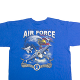 BAYSIDE United States Air Force Mens T-Shirt Blue USA Crew Neck XL