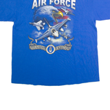 BAYSIDE United States Air Force Mens T-Shirt Blue USA Crew Neck XL