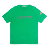 CALVIN KLEIN JEANS Mens T-Shirt Green L