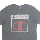 CHAMPION Mens T-Shirt Grey M