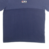 FILA Mens T-Shirt Blue S