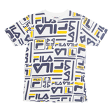 FILA Womens T-Shirt White UK 8